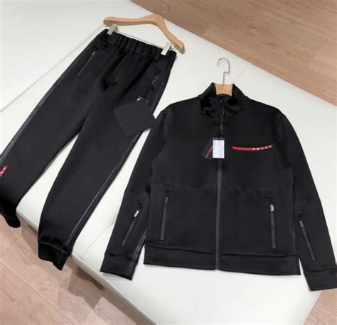 prada mens jogginh pants and jacket